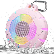Load image into Gallery viewer, HEYSONG Waterproof Shower Bluetooth Speaker, Durable & Portable with Clear Sound, Ideal for Shower, Pool, Beach & Kayaking – Great Gift for Girls, Women