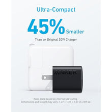 Load image into Gallery viewer, Anker USB C Charger Block, 33W 2 Port Compact Charger with Foldable Plug for iPhone 16/15, Galaxy, and More (Cable Not Included, White)
