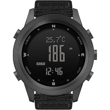 Load image into Gallery viewer, NORTH EDGE Military-Watch for Men - Tactical Survival Watch, Men's Digital Wrist Watches for Sports Outdoors, Pedometer, Compass, Calories, Durable Nylon Band (Model: Apache/Apache-46)