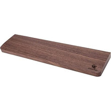 Load image into Gallery viewer, GK GAMAKAY Wooden Wrist Rest Pad, 12.8" Compact Ergonomic Walnut Wood Hand Wrist Rest for 60% Keyboard & 75% Mechanical Keyboard, Non-Slip Palm Pad for Comfortable Typing and Playing (for 75%)