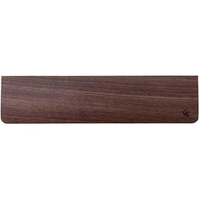 Load image into Gallery viewer, GK GAMAKAY Wooden Wrist Rest Pad, 12.8" Compact Ergonomic Walnut Wood Hand Wrist Rest for 60% Keyboard & 75% Mechanical Keyboard, Non-Slip Palm Pad for Comfortable Typing and Playing (for 75%)
