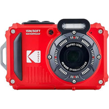 Load image into Gallery viewer, KODAK PIXPRO WPZ2 Rugged Waterproof Digital Camera 16MP 4X Optical Zoom 2.7" LCD Full HD Video, Red
