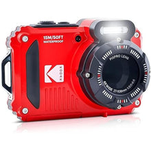 Load image into Gallery viewer, KODAK PIXPRO WPZ2 Rugged Waterproof Digital Camera 16MP 4X Optical Zoom 2.7" LCD Full HD Video, Red