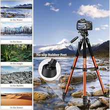 Load image into Gallery viewer, JOILCAN Tripod Camera Tripods, 74" Tripod for Camera Cell Phone Video Photography, Heavy Duty Tall Camera Tripod Stand, Professional Travel DSLR Tripods Compatible with Canon iPhone, Max Load 15 LB
