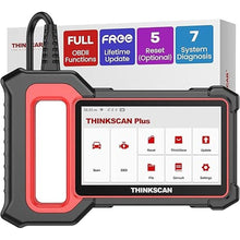 Load image into Gallery viewer, THINKCAR OBD2 Scanner, ThinkScan Plus S7 ABS,SRS,ECM,TCM,BCM,AC,IC System Diagnostic Scan Tool with 5 Special Services Options, Cover 94 Car Brands Code Reader, FCA AutoAuth, Wireless Update