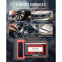 Load image into Gallery viewer, THINKCAR OBD2 Scanner, ThinkScan Plus S7 ABS,SRS,ECM,TCM,BCM,AC,IC System Diagnostic Scan Tool with 5 Special Services Options, Cover 94 Car Brands Code Reader, FCA AutoAuth, Wireless Update