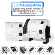 Load image into Gallery viewer, MarkDomain DK-11209 Replace for Brother DK 1209 Label 1.1 in x 2.4 in(62mm x 29mm) White Paper Roll Small Address Label Use with QL-720NW QL-810W QL-820nwb QL-1110NW Printer, 10 Rolls 8000 Labels