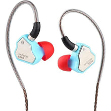 Load image into Gallery viewer, Linsoul 7Hz Salnotes Zero HiFi 10mm Dynamic Driver in-Ear Earphone IEM with Metal Composite Diaphragm Stainless Steel Faceplate Detachable 2Pin OFC Cable (Blue, Without Mic)