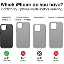 Load image into Gallery viewer, OtterBox iPhone 14 & iPhone 13 Commuter Series Case - Black, Slim & Tough, Pocket-Friendly, with Port Protection