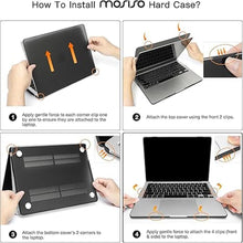 Load image into Gallery viewer, MOSISO Compatible with MacBook Air 13 inch Case 2025 2024 2023 2022 Release M3 A3113 M2 A2681 Touch ID, Protective Plastic Hard Shell Cover Compatible with MacBook Air 13.6 inch Case, Crystal Clear
