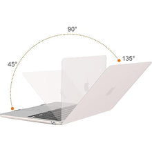 Load image into Gallery viewer, MOSISO Compatible with MacBook Air 13 inch Case 2025 2024 2023 2022 M3 A3113 M2 A2681, Plastic Hard Case&Keyboard Cover&Screen Film&Pouch Compatible with MacBook Air 13.6 inch Case, Stone Gray