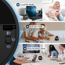 Load image into Gallery viewer, Digital Kitchen Timer, 3.8'' Large LED Display Countdown Countup Timer, Timer for Kids, Classroom Magnetic Timer, Adjustable Volume, Brightness, Easy for Cooking/Study/Office/Exercise (Ridged Knob)