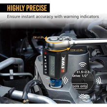 Load image into Gallery viewer, EWK 1/2-inch Drive Heavy-Duty Digital Torque Adapter 12.5-250 ft-lbs (17-340 Nm), Electronic Torque Wrench Converter for Cars, Trucks, Large Bolts