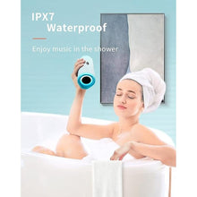 Load image into Gallery viewer, HEYSONG Portable Bluetooth Speaker, Waterproof Wireless Shower Speakers with Good Bass, IPX7 Floating, 5000mAh, TF Card, Loud Sound for Beach, Pool, Kayak Accessories, Gifts for Women, Girl-Sky Blue