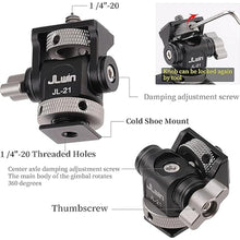 Load image into Gallery viewer, Foto4easy Field Monitor Mount Holder,Camera Monitor Cold Shoe Mount Adapter for 5 inch and 7 inch Monitor,Support Swivel 360°and Tilt 180°Aadjustable