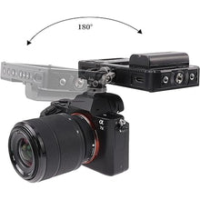 Load image into Gallery viewer, Foto4easy Field Monitor Mount Holder,Camera Monitor Cold Shoe Mount Adapter for 5 inch and 7 inch Monitor,Support Swivel 360°and Tilt 180°Aadjustable