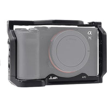 Load image into Gallery viewer, Foto4easy Cage for Sony Alpha A7C Cameras with Quick Release 1/4" 3/8" Screw and Cold Shoe Expansion Microphone Monitor Fill Light