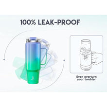Load image into Gallery viewer, Meoky 40oz Tumbler with Handle, Stainless Steel Travel Mug with 2-in-1 Straw and Sip Lid, Vacuum Insulated Coffee Mug, 100% Leak Proof, Keeps Cold for 34 Hours or Hot for 10 Hours (Fairyland)