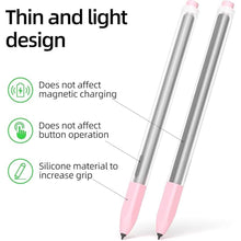 Load image into Gallery viewer, Compatible with Samsung Galaxy Tab S7/S7+/S7 FE/S8/S8+/S8 Ultra/S9/S9+/S9 Ultra Pencil Case S Pen Case, Silicone Translucent Non-Slip Cover. (Pink)