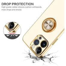 Load image into Gallery viewer, BENTOBEN for iPhone 14 Pro Max Case, Slim Lightweight 360° Ring Holder Kickstand Support Car Mount Shockproof Women Men Non-Slip Protective Case for iPhone 14 Pro Max 6.7", White