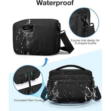 Load image into Gallery viewer, BAGSMART Small Camera Bag for Photographers, Compact Camera Shoulder Bags for DSLR/SLR/Mirrorless Cameras, Waterproof Crossbody Camera Case with Tripod Holder, Black