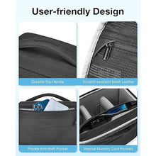 Load image into Gallery viewer, BAGSMART Small Camera Bag for Photographers, Compact Camera Shoulder Bags for DSLR/SLR/Mirrorless Cameras, Waterproof Crossbody Camera Case with Tripod Holder, Black