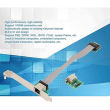 Load image into Gallery viewer, Gigabit Ethernet Server Adapter, M.2 A E Key Single Port Gigabit Server NIC Adapter 1000M RJ45 Ethernet NIC.