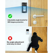 Load image into Gallery viewer, Anti-Theft Video Doorbell Mount?Adjustable 360° Degree Doorbell Angle No-Drill Mount Compatible with Ring Battery Doorbell /Plus/Pro Video Doorbell Upgrade Corner Kit for Houses,Apartments