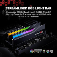 Load image into Gallery viewer, G.SKILL Trident Z5 RGB Series (Intel XMP 3.0) DDR5 RAM 64GB (2x32GB) 6400MT/s CL32-39-39-102 1.40V Desktop Computer Memory UDIMM - Matte Black (F5-6400J3239G32GX2-TZ5RK)