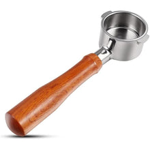 Load image into Gallery viewer, 51mm Bottomless Portafilter 2 Ears Compatible with De'Longhi Stilosa EC260BK | Wooden Handle