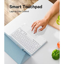 Load image into Gallery viewer, GreenLaw Keyboard case for iPad 9.7 inch, iPad 6th Gen (2018), iPad 5th Gen (2017), iPad Air 2 (2014), 7 Color Backlit, Support 2 BT Devices, Touchpad Keyboard iPad Pro 9.7, Blue
