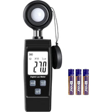 Load image into Gallery viewer, Light Meter, Handheld Lux Meter for Photography Grow Plants Led, Digital Photometer Illuminance Meter Range up to 200,000 Lux, Photo Illuminance Sensor with MAX/MIN Data Hold