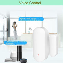 Load image into Gallery viewer, WiFi Door Window Sensor: Smart Contact Sensor with App Alerts, Door Open Detector Compatible with Alexa Google Assistant, Entry Detector Sensor for Home Security and Home Automation (2-Pack)