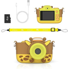 Load image into Gallery viewer, myFirst Camera 3 - Kids Digital Camera, Video Camera for Toddlers, 16MP, 1080HD Video, MicroSD Card, with Selfie & Macro Lens, LED Flash, Neck Lanyard, for Kids 3-12 (Yellow)