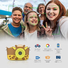 Load image into Gallery viewer, myFirst Camera 3 - Kids Digital Camera, Video Camera for Toddlers, 16MP, 1080HD Video, MicroSD Card, with Selfie & Macro Lens, LED Flash, Neck Lanyard, for Kids 3-12 (Yellow)