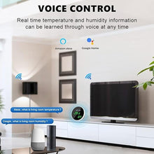 Load image into Gallery viewer, WiFi Thermometer Hygrometer: Digital Indoor Temperature Humidity Sensor with LED Backlit Display, App Notification Alert, Free Data Storage Export, Smart Temperature Monitor Compatible with Alexa