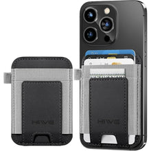 Load image into Gallery viewer, New-Upgrade Magnetic Card Wallet Holder for Apple Magsafe, Magnetic Magsafe Leather Wallet for iPhone 16/15/14/13 Magsafe, Mag-Safe Wallet for iPhone 16/15/14/13/12 Series, Fits 7 Cards, Black