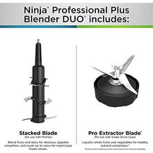 Load image into Gallery viewer, Ninja BN751 Professional Plus DUO Blender, 1400 Peak Watts, 3 Auto-IQ Programs for Smoothies, Frozen Drinks & Nutrient Extractions, 72-oz. Total Crushing Pitcher & (2) 24 oz. To-Go Cups, Black