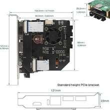 Load image into Gallery viewer, Geekworm KVM-A8 PCIe Version for Raspberry Pi 4 Model B KVM Over IP Support KVM V3 PoE ATX HDMI CSI (Unassembled and Not Include Raspberry Pi 4)