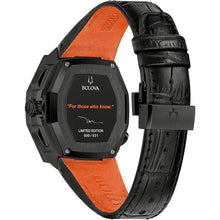 Load image into Gallery viewer, Bulova Marc Anthony Mens Series X Limited Edition Chronograph High Performance Quartz Diamond Black Ion-Plated Watch, Black Dial Style: 98B402