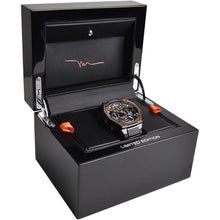 Load image into Gallery viewer, Bulova Marc Anthony Mens Series X Limited Edition Chronograph High Performance Quartz Diamond Black Ion-Plated Watch, Black Dial Style: 98B402