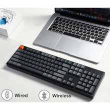 Load image into Gallery viewer, Keychron K10 Full Size Layout 104-Key Wireless Mechanical Keyboard, Hot-Swappable RGB Backlight with Gateron G Pro Brown Switch Aluminum Bluetooth/Wired Gaming Keyboard for Mac Windows