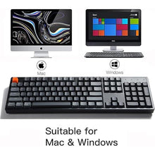 Load image into Gallery viewer, Keychron K10 Full Size Layout 104-Key Wireless Mechanical Keyboard, Hot-Swappable RGB Backlight with Gateron G Pro Brown Switch Aluminum Bluetooth/Wired Gaming Keyboard for Mac Windows