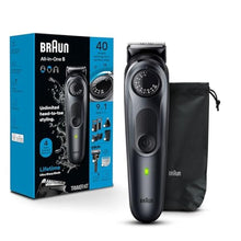 Load image into Gallery viewer, Braun All-in-One Style Kit Series 5 5470, 9-in-1 Trimmer for Men w/Beard Trimmer, Body Trimmer for Manscaping, Gillette Fusion5 ProGlide Razor, 40 Length Settings, Rechargeable Battery, Cordless