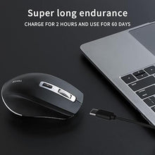 Load image into Gallery viewer, TMICE TKM01A Wireless Bluetooth Mouse Shots Controller Dual Mode (Bluetooth 5.0/ Wireless 2.4GHz) TikTok Controller and Mouse for iPhone, iPad, iOS, Android, Windows Black