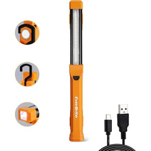Load image into Gallery viewer, EverBrite 1000LM LED Work Light, Rechargeable Work Light for Mechanics with Dual Magnetic Bases&Hanging Hooks, 4 Lighting Modes, USB C Cable, for Car Repairing, Working, and Hurricane, Pack of 1