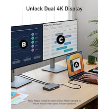 Load image into Gallery viewer, Anker 563 USB-C Hub (10-in-1, Dual 4K HDMI), Docking Station Dual Monitor, with Max 100W Pd-in, 5Gbps USB Data Ports for Windows Laptops, Dell XPS, Thinkpad, MacBook Pro, MacBook Air and More