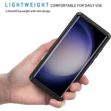 Load image into Gallery viewer, Lanhiem for Samsung Galaxy S23 Ultra Case, IP68 Waterproof Dustproof, Built-in Screen Protector, Rugged Full Body Shockproof Protective Cover for Galaxy S23 Ultra 5G 6.8 Inch, Black/Clear