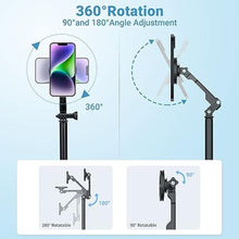 Load image into Gallery viewer, JJC Strong Magnetic Phone Desk Stand Compatible with MagSafe for iPhone 16, 15, 14, 13, 12 Pro Max Plus, MagSafe Case & All Smartphones, Height & Angle Adjustable iPhone Stand with Remote Control