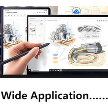 Load image into Gallery viewer, Galaxy Book Pro 360 Stylus Touch S Pen Replacement for Samsung Galaxy Book Pro 360,Galaxy Book 2 360,Galaxy Book 2 3 Pro 360 Touch Stylus Pen WithoutBluetooth+Tips/Nibs (Mystic Black)